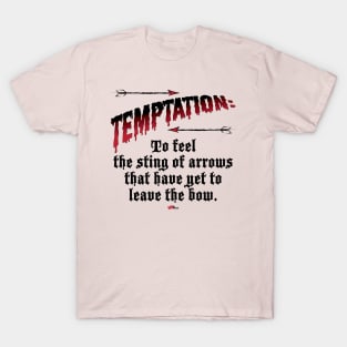 Temptation-black T-Shirt